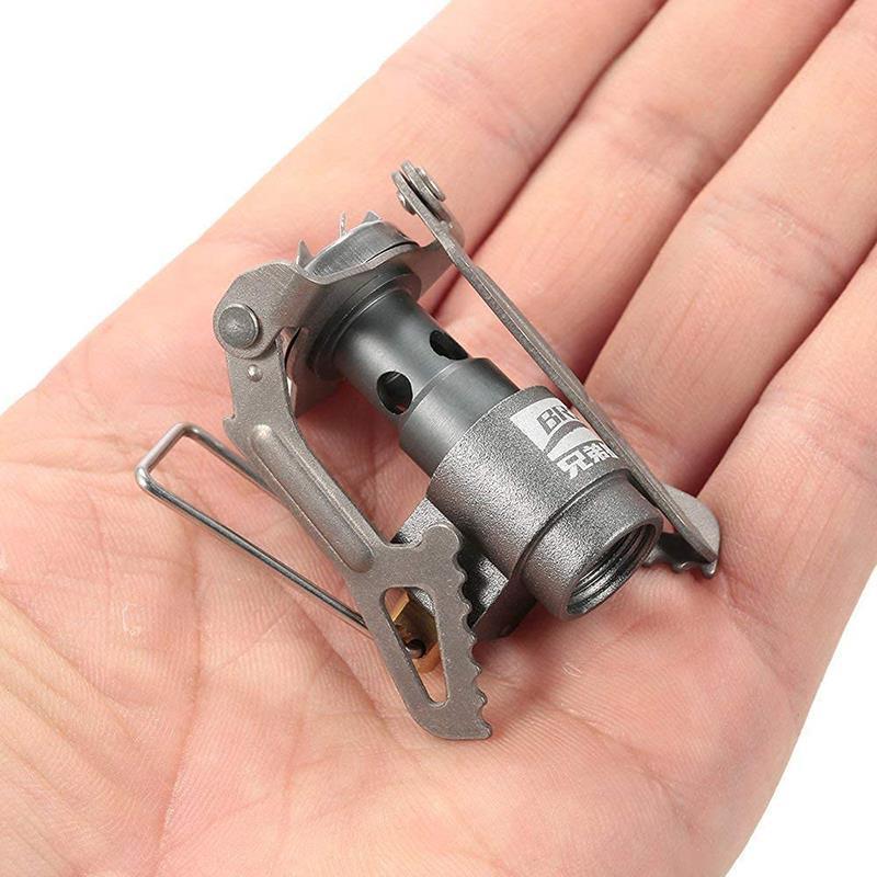 BRS Outdoor Portable Solo Titanium Camping Gas Stove 25g Lightweight Mini Gas Cooker Burner Camping Hiking Gas Burner