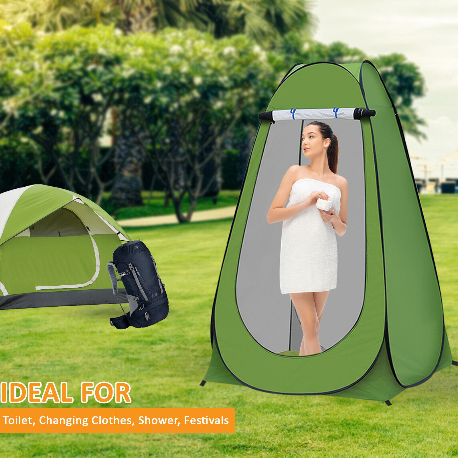 Camping Equipment Pop up Tent Outdoor Shower Tent Camp Toilet portable Changing Room with Carry Bag