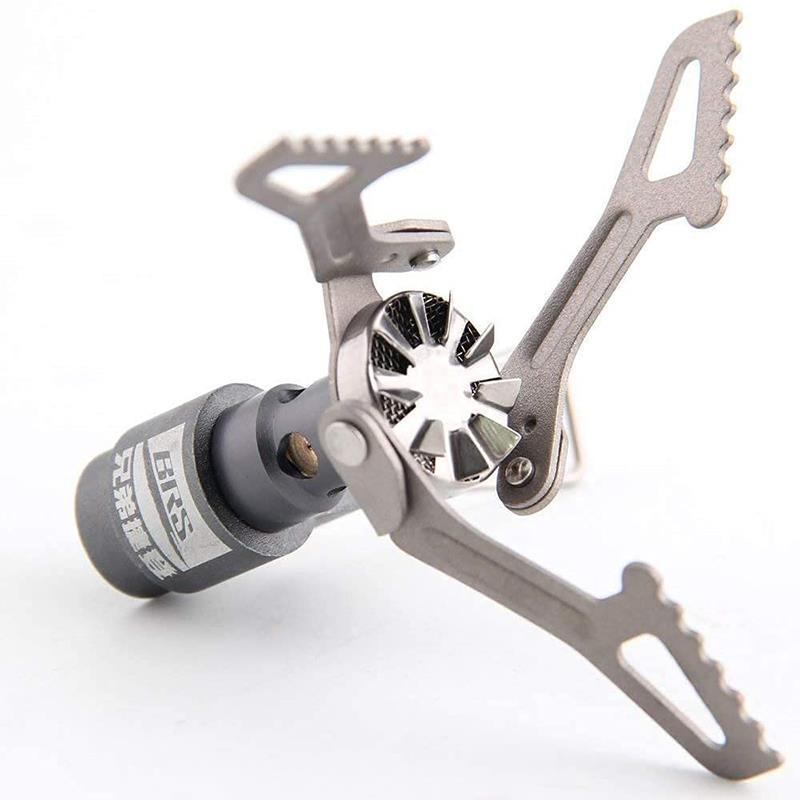 BRS Outdoor Portable Solo Titanium Camping Gas Stove 25g Lightweight Mini Gas Cooker Burner Camping Hiking Gas Burner