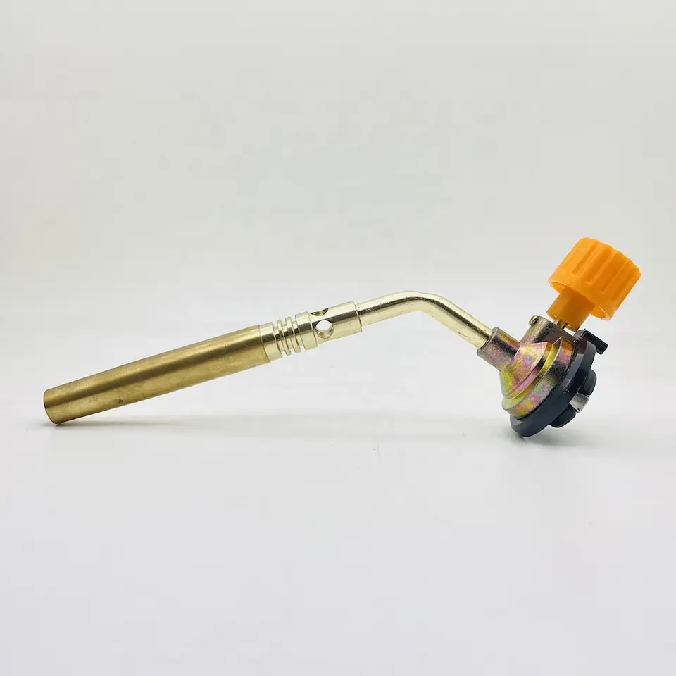 Cooking Blow Torch Auto Piezo Ignition Mini Bbq Camping Butane Lighter  Outdoor Camping Flame Gun