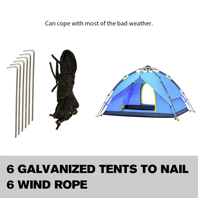 Camping Hiking Gear inflatable dome tents camping outdoor waterproof large double layer glamping tents Camping Accessories