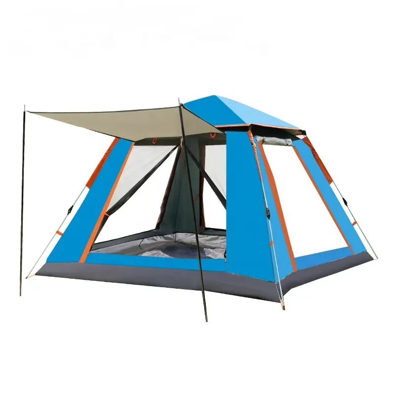 Easy Set Up Automatic Outdoor Waterproof Big Luxury Family Camping Tent 4 Persons Outdoor Camping Foldable Beach Tent