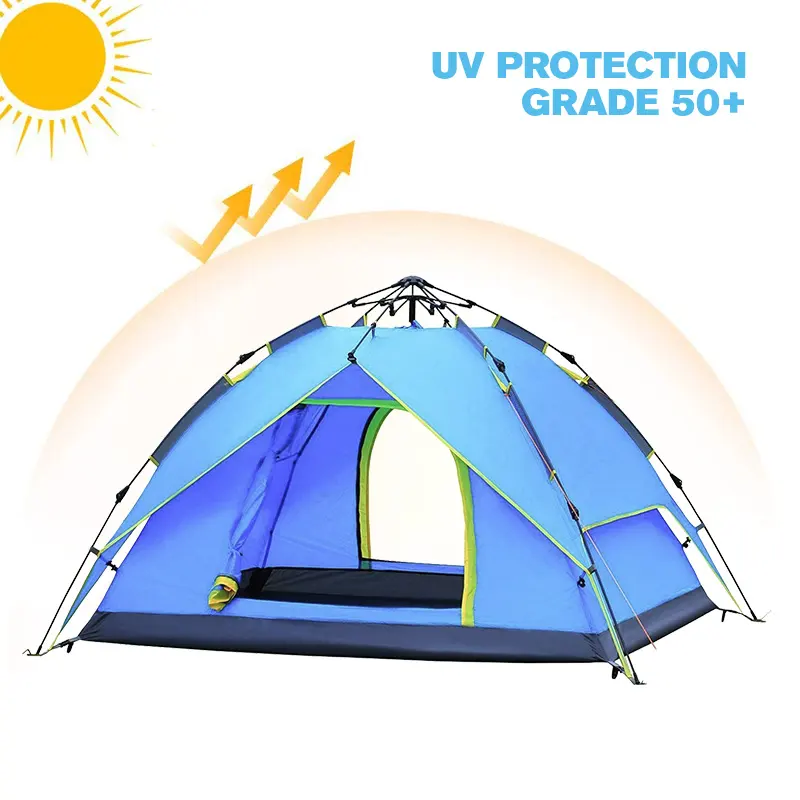 Camping Hiking Gear inflatable dome tents camping outdoor waterproof large double layer glamping tents Camping Accessories