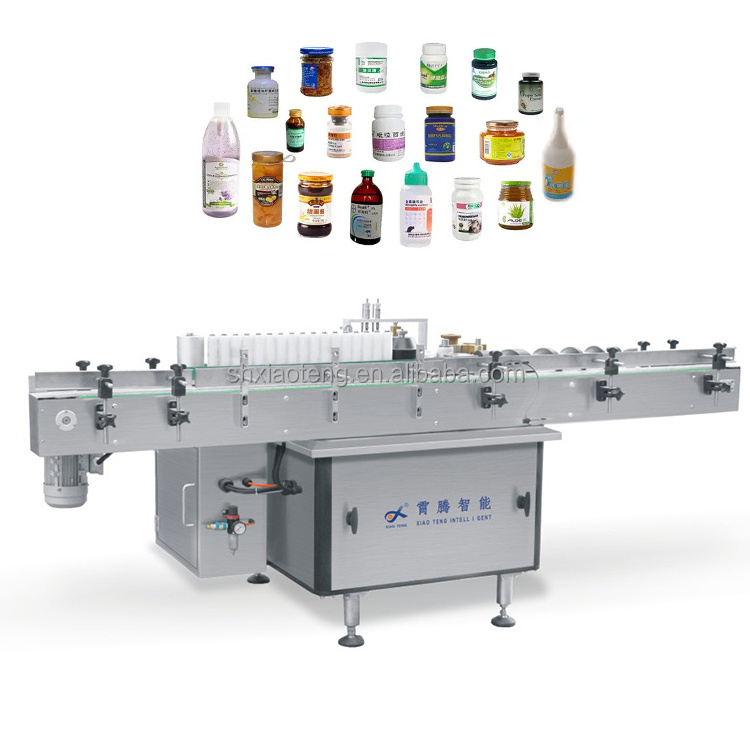 2024 XIAOTENG Cold wet glue labeling machine automatic tin can labeling applicator, vinegar sauce glass bottle cold glue labelle