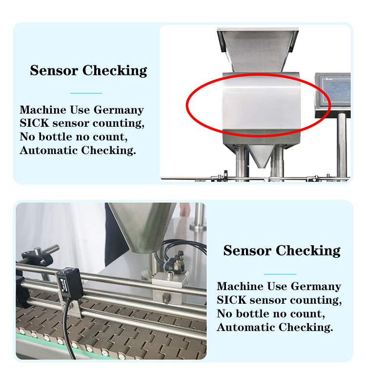 Automatic sensor counting machine/pill counter counting machine