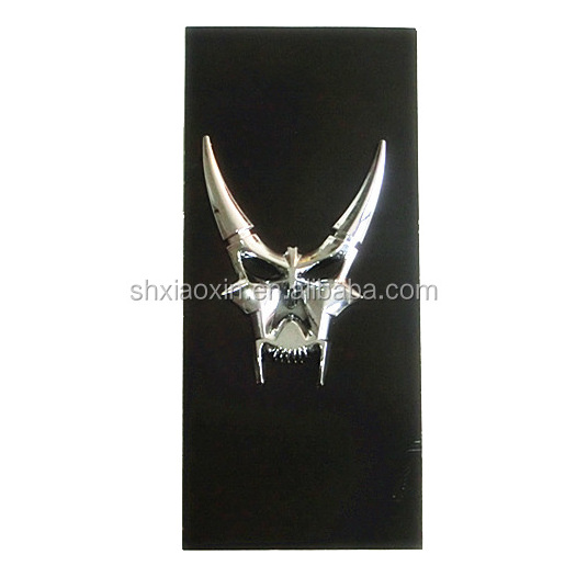 Devil Bull Head ABS Car Chrome Badge Emblem