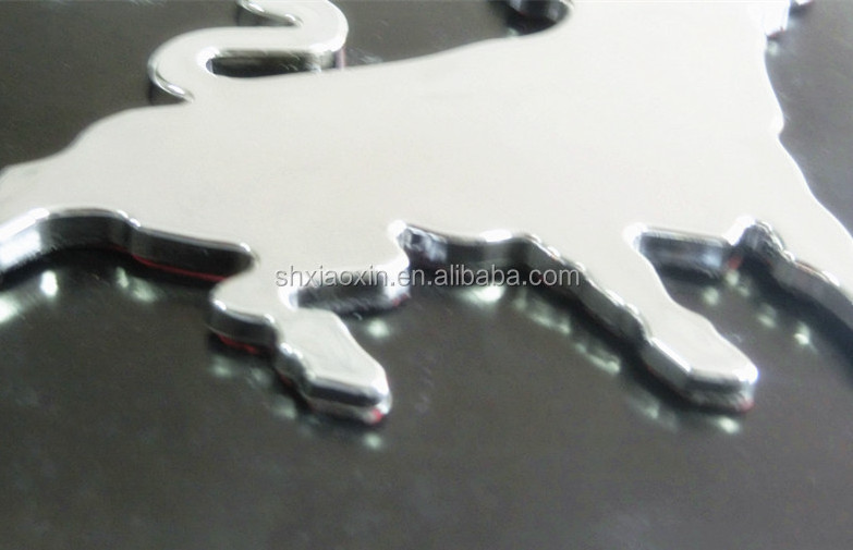 Bull Custom Car Chrome Badge Emblem