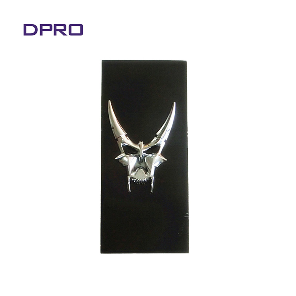 Devil Bull Head ABS Car Chrome Badge Emblem