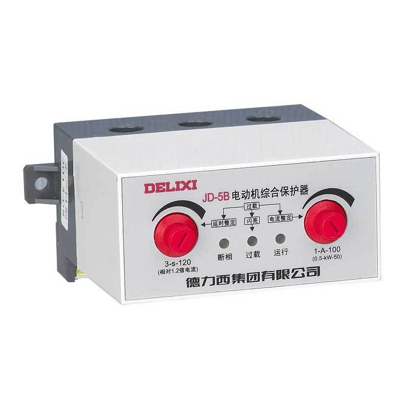 Delixi original Integrated motor protector JD-5 JD-5A JD-5B JD-5S 220V 380V 5A 10A 20A 80A 100A Motor Protection Relay