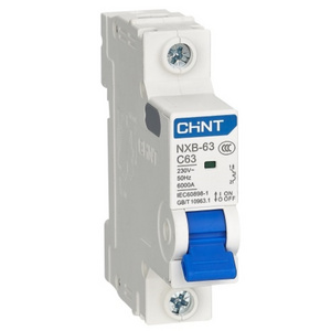 Chint NXB-63 MCB 1P 2P 3P 4P 1A 2A 3A 4A 6A 10A 16A 20A 32A 40A 63A Curve B C D Chnt Miniature Circuit Breaker