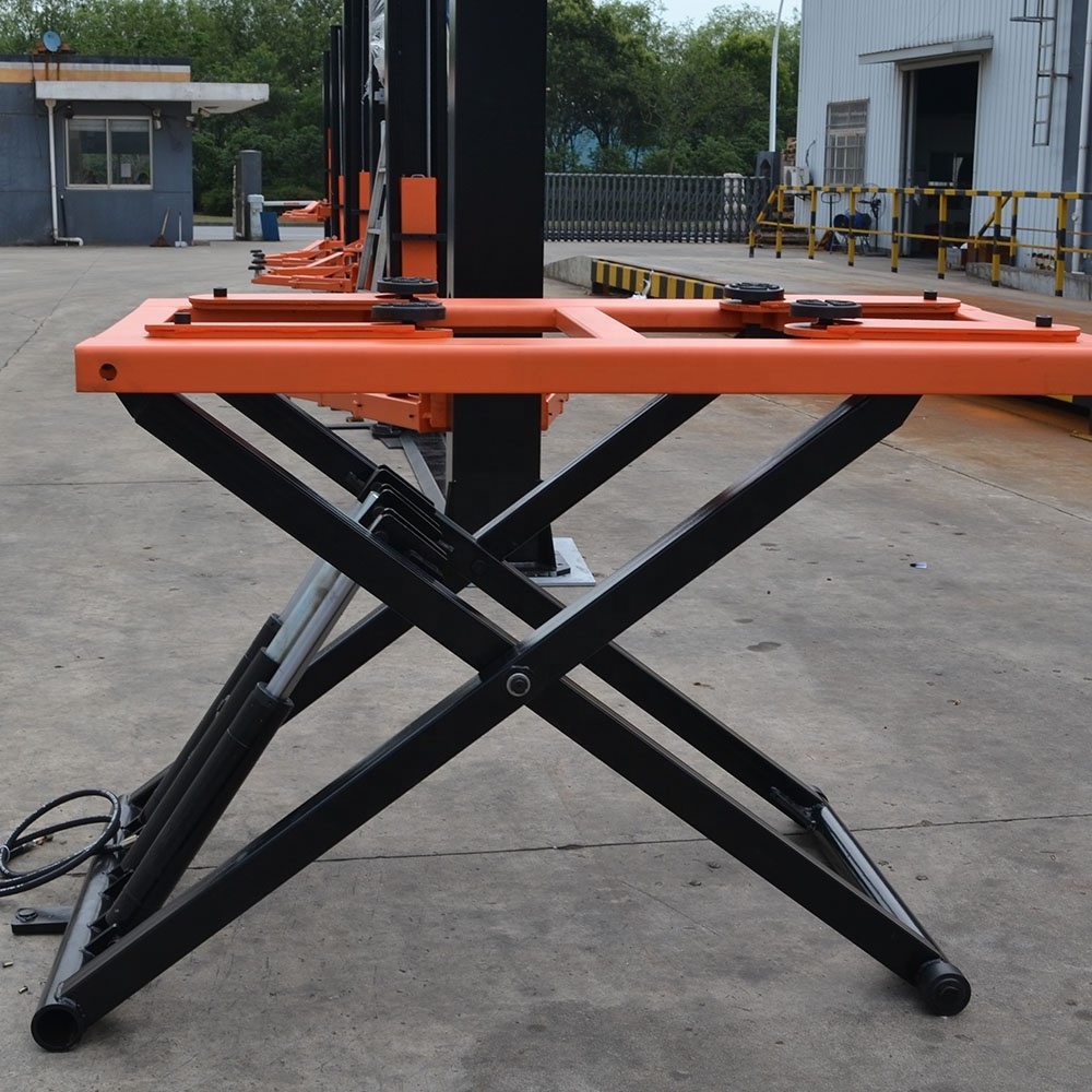 Hot sale with ce scissor car lift bridge used with cheapest price