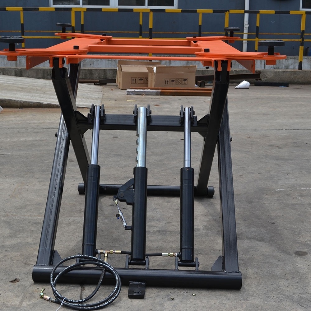 Hot sale with ce scissor car lift bridge used with cheapest price