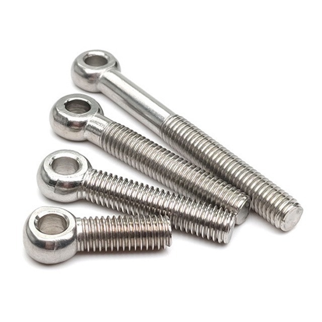 Customize A4-80 A4 Stainless Lifting Ring Eye Bolt Screw All Thread Eyebolts Screws