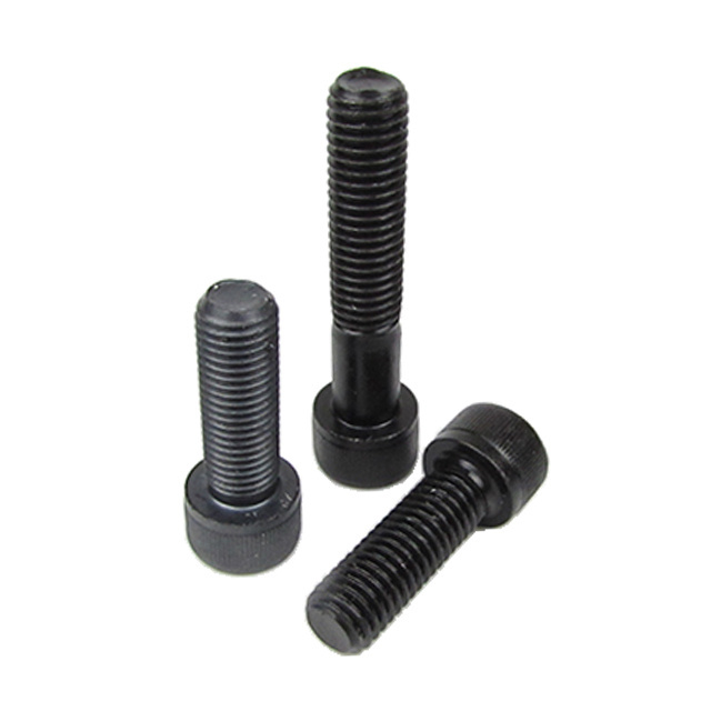 DIN912 Black allen bolt M2 M3 M4 M5 M6 M8 M10 M12 M14 M16 M18 M20 M20x70 grade 8.8 10.8 129 Full Thread Hex Socket Head Screw