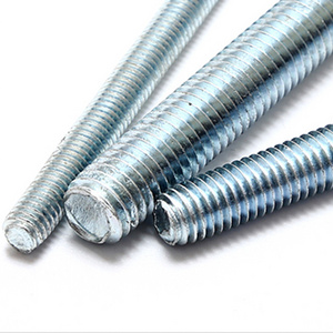 Fully threaded stud bolt DIN975 DIN976 m4 m5 m10 m20 m30 hot dip galvanized carbon steel threaded rod 4mm 8mm 9mm 10mm 26mm 60mm