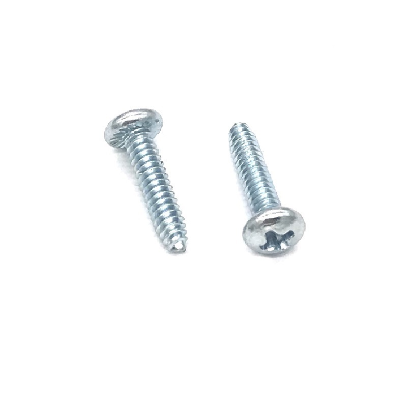 Zinc Coated Grade 4.8 Pan Head Phillips Screw Carbon Steel Cross Recessed Lock Forming Screws