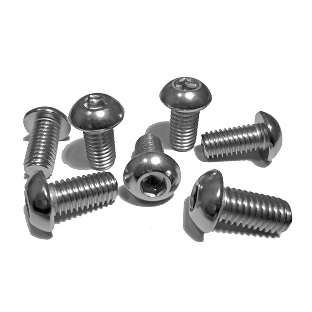 Class 8.8 black Round head hexagon screw Pan socket Bolt Mushroom umbrella head Cup screw machine screws