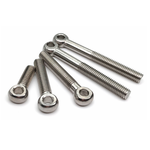 Customize A4-80 A4 Stainless Lifting Ring Eye Bolt Screw All Thread Eyebolts Screws