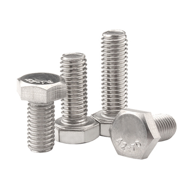 DIN931 DIN933 M9 A2-70 Stainless Steel Hex Bolts