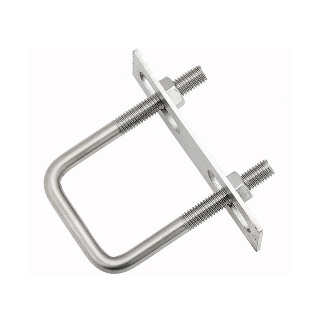 Customized steel galvanized u bolt clamp 1inch stainless steel 304 316 U type bolts