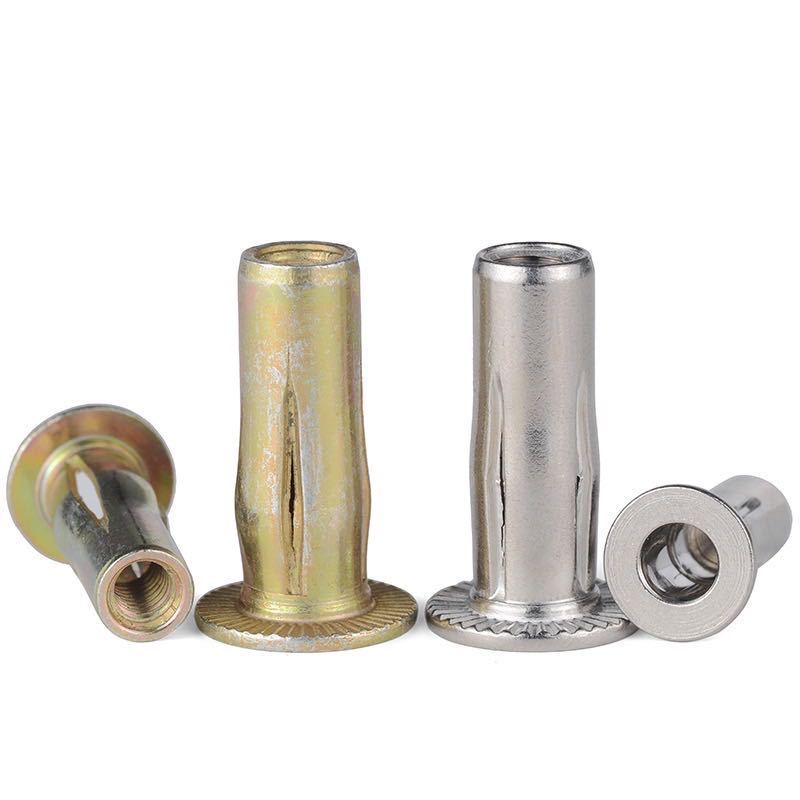 Lantern type rivet nut M5 M6 M8 automobile galvanized slotted expansion rivet nut