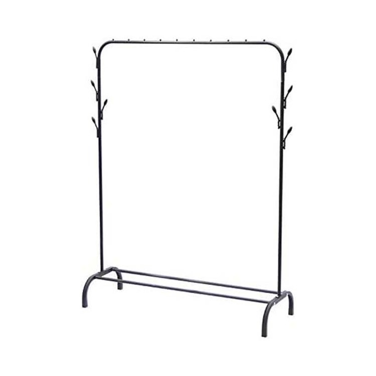 Metal Cloth Stand Clothes Hanger Stand Clothe Rack With Shelves