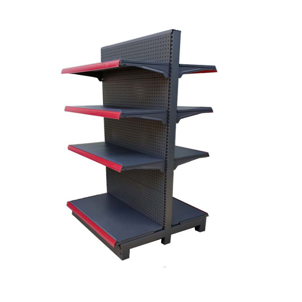 Supermarket shelving double-sided supermarket shelves accessories