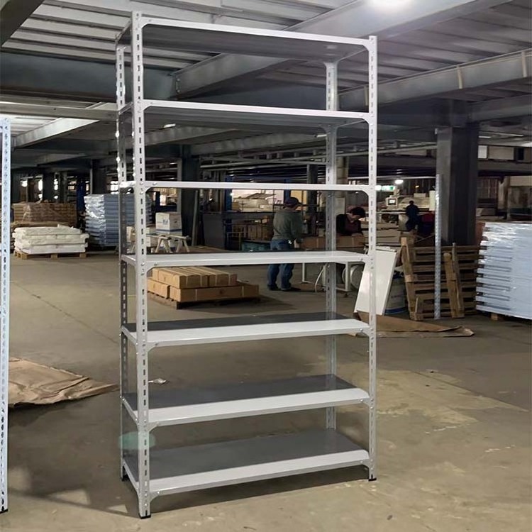 Jiangsu 5 level angle rack storage racks shelving unitS steel shelf slotted angle racks heavy duty shelf