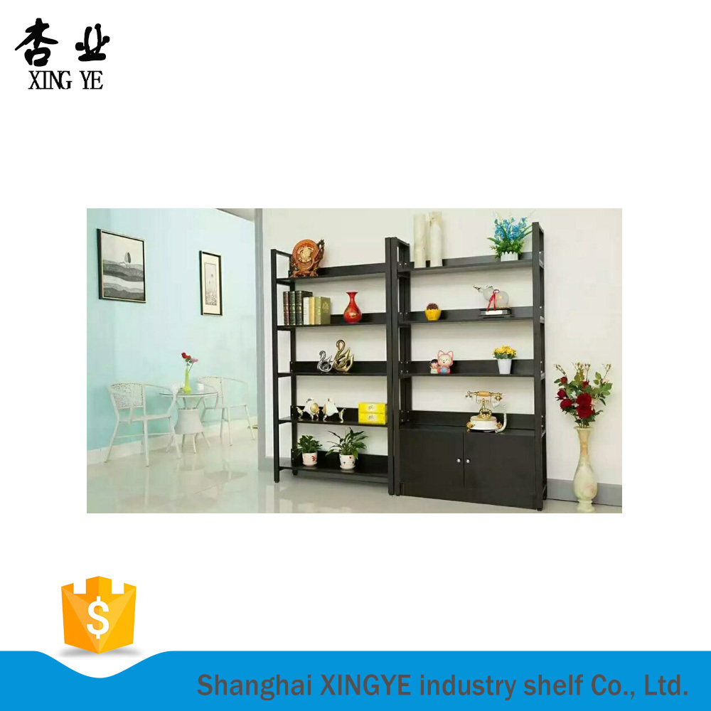 Simple free Supermarket Shelves Display Cabinets Multi-Storey Steel Wood Storage Shelves