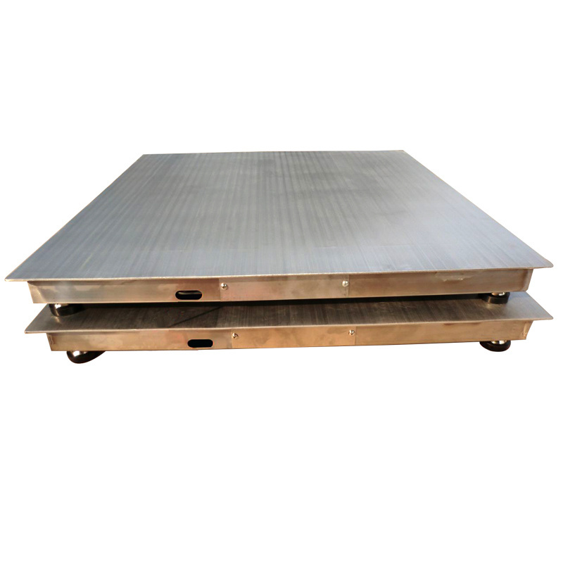 1.2x1.2m full stainless steel floor scale 1 ton SS304 weight platform scale 1000kg