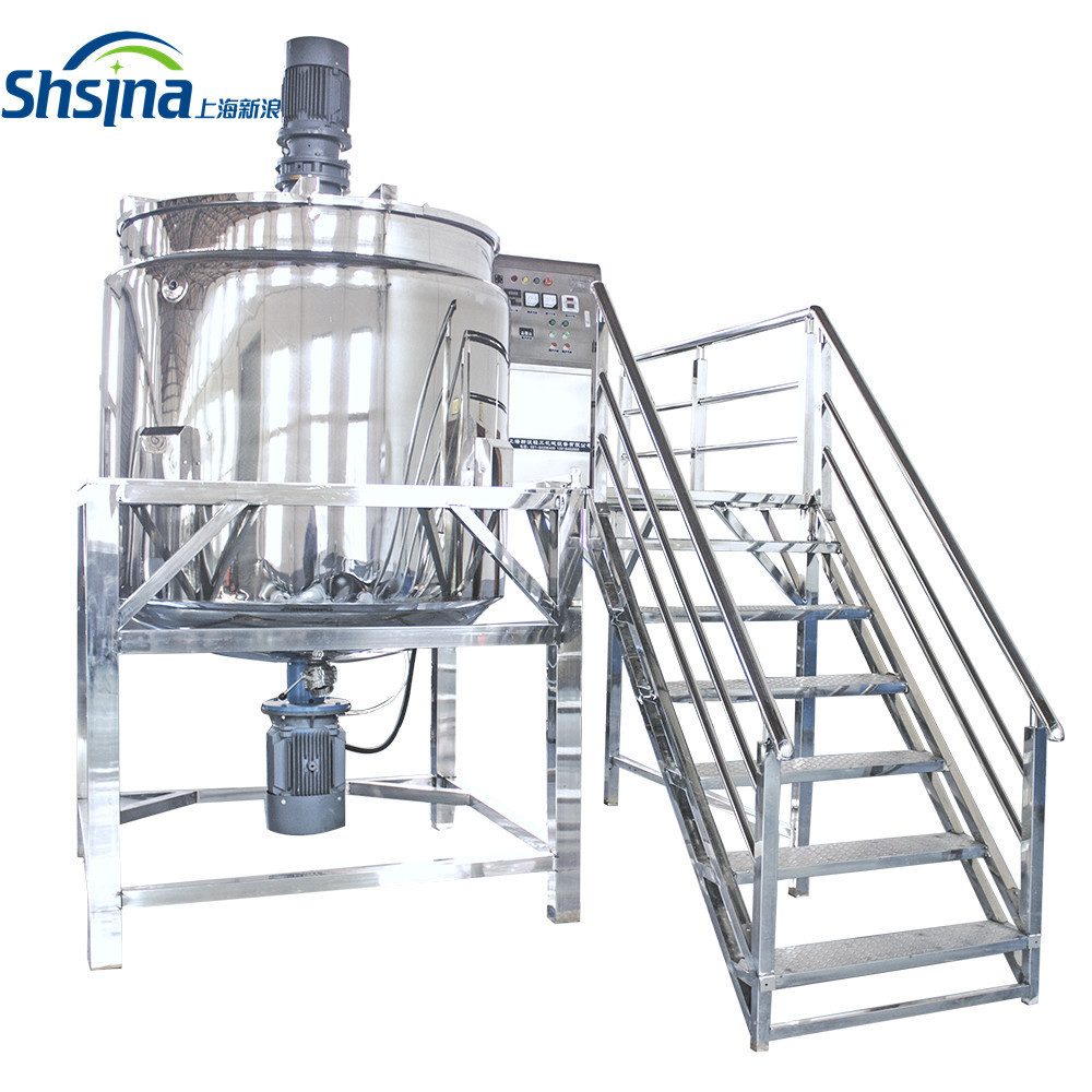 Chemical Double jacket steam or electric heating  stainless steel mixing tank tank