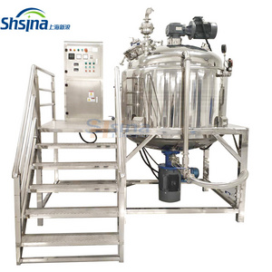 Chemical Double jacket steam or electric heating  stainless steel mixing tank tank