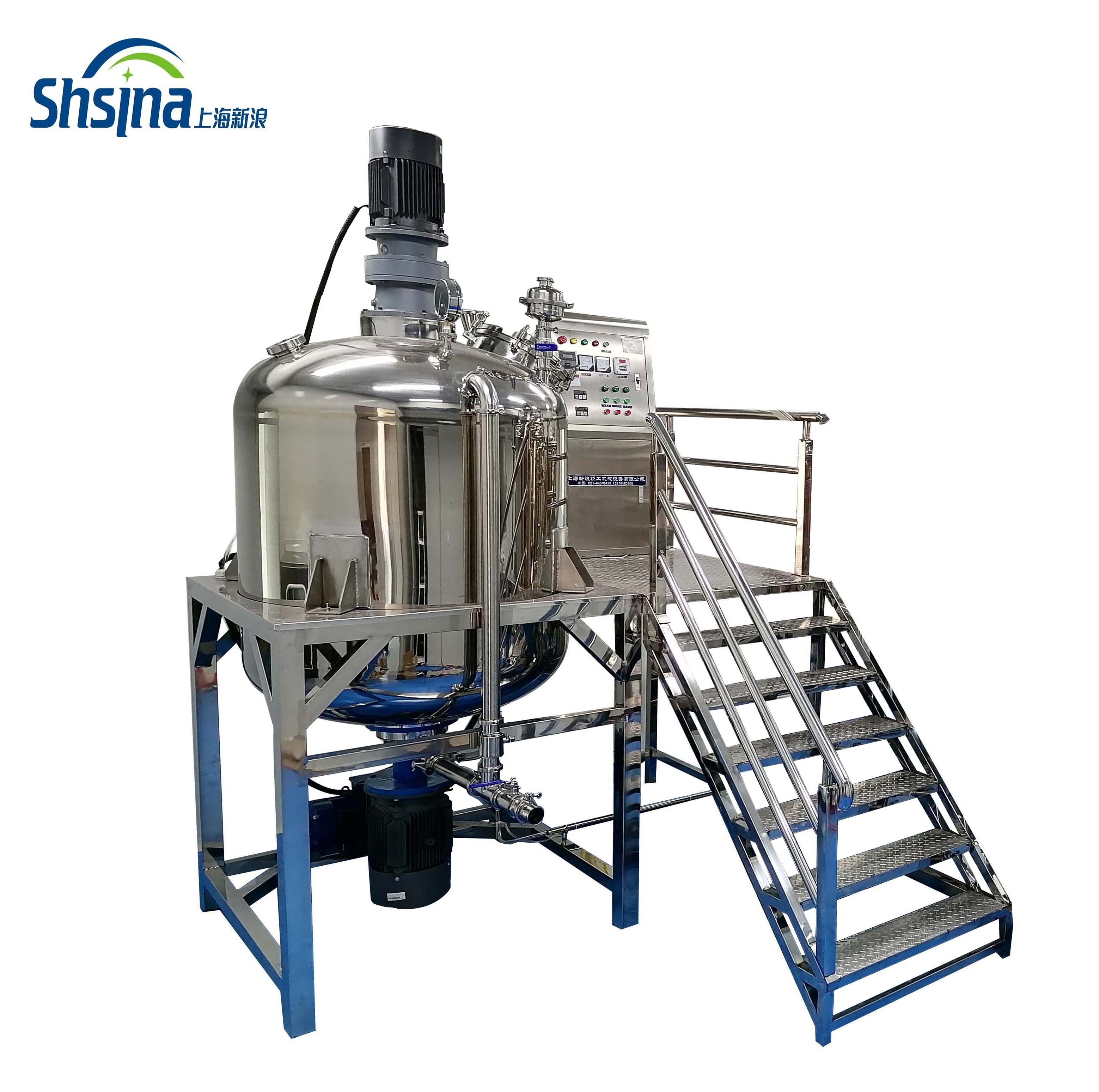 shanghai one year warranty stainless steel  chemical oil heating emulsion mixing tank