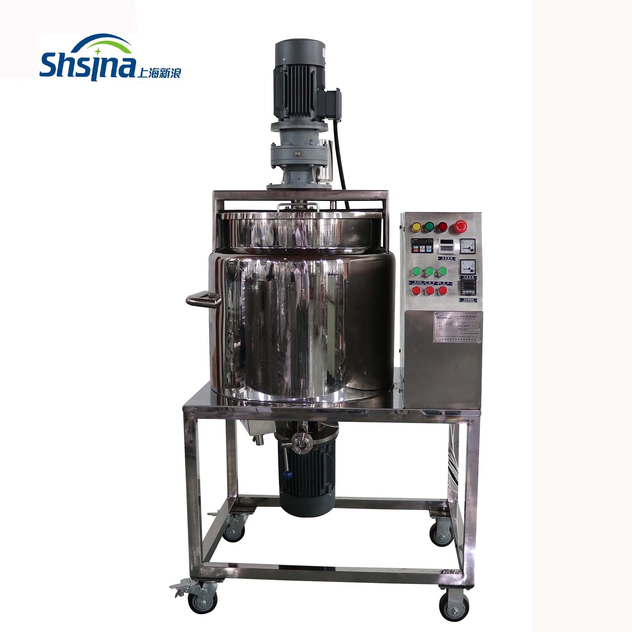 shanghai one year warranty stainless steel  chemical oil heating emulsion mixing tank