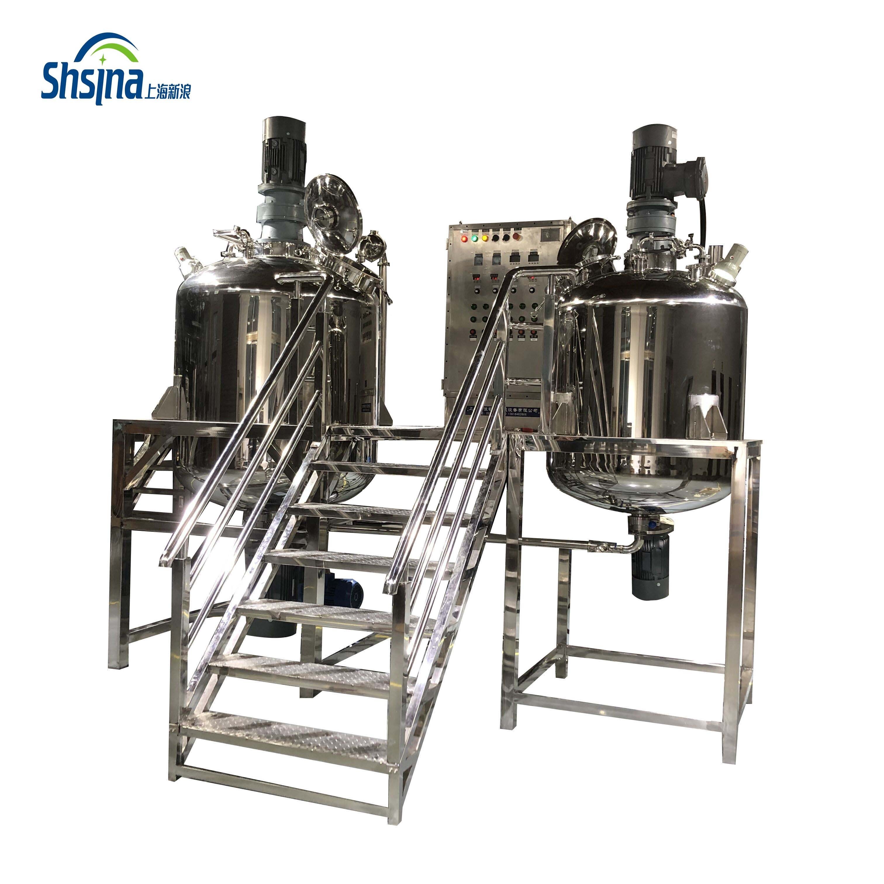 shanghai one year warranty stainless steel  chemical oil heating emulsion mixing tank