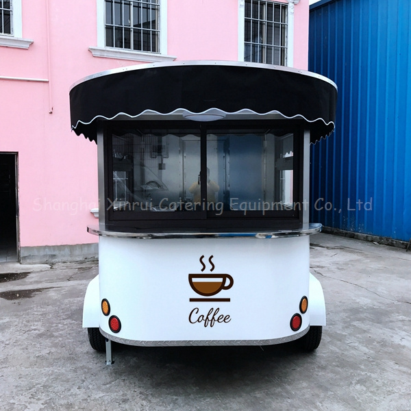 Used Mobile Food Kiosk Kitchens Vendor Fruit Car Milk Cart Car Nut Fiber Glass Milk Food from Japan for Sale Mobile Restaurant