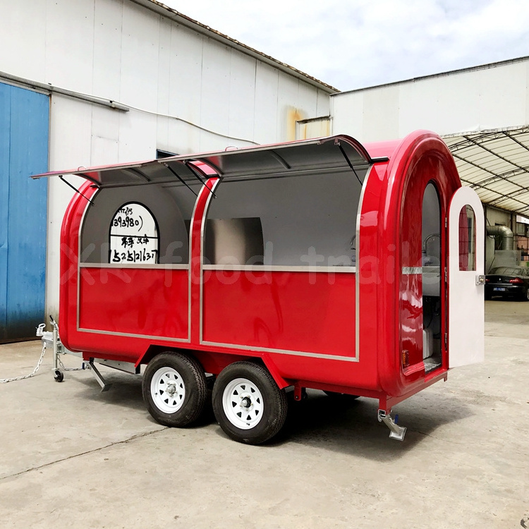 mobile kitchen hotdog bbq food trailers cart fully manufacturers in the philippines for sale - Perfect for Your Business