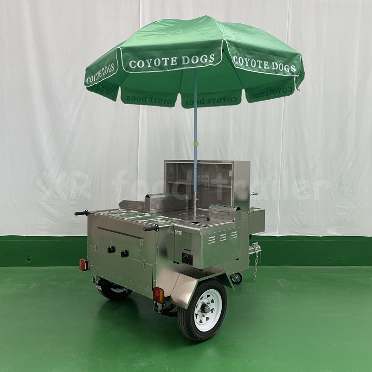 cheap mobil carros de hot dogs hand push carts stand cars trailer for sale canada with grill and deep fryer snack food