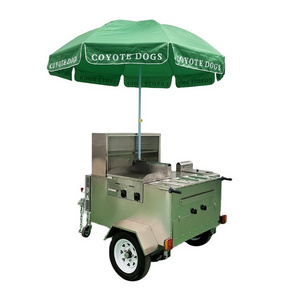 cheap mobil carros de hot dogs hand push carts stand cars trailer for sale canada with grill and deep fryer snack food