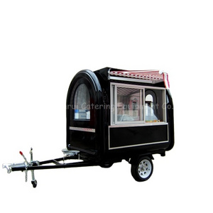 Mobile Snack Trailer Cart Bars for Sale Other Hotel & Restaurant Supplies Fiber Glass Food Trucks Mobile Restaurant 2 Big Wheels