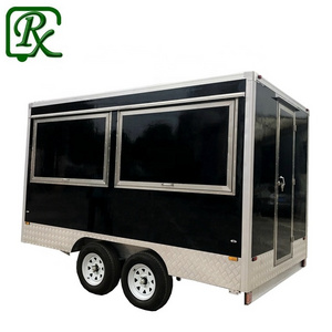 Mobile Deep Fryer Food Truck Trailer Carts Chinese Sell Food Everywhere for Sale Craigslist Customized Double L350*w210*h210cm