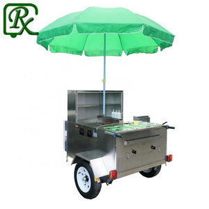 Custom Electric Hot Dog Cart Umbrellas Mobile Food Engineers Available to Service Machinery Overseas,free Spare Parts Single