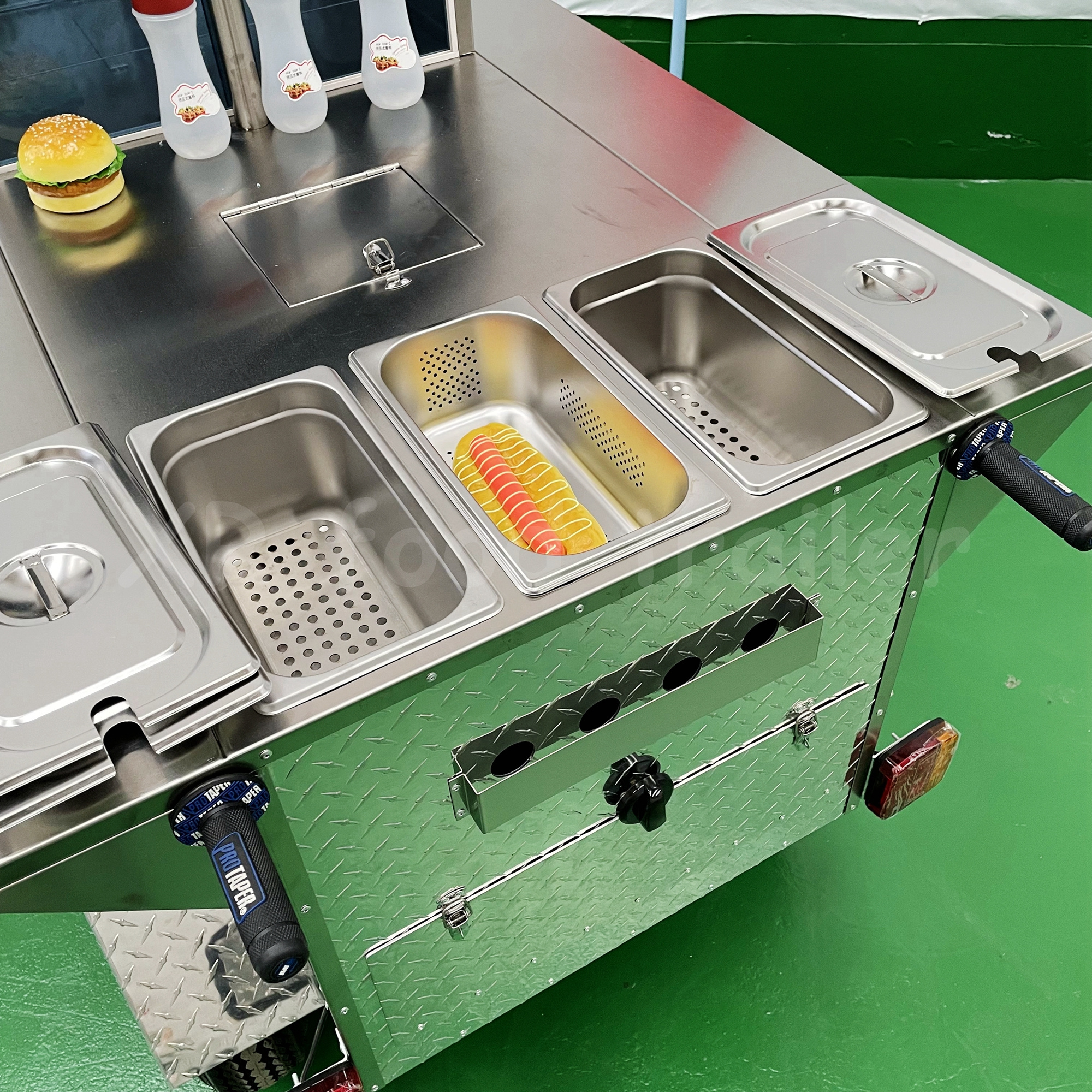 hot dog vending carts with big wheels for sale prices