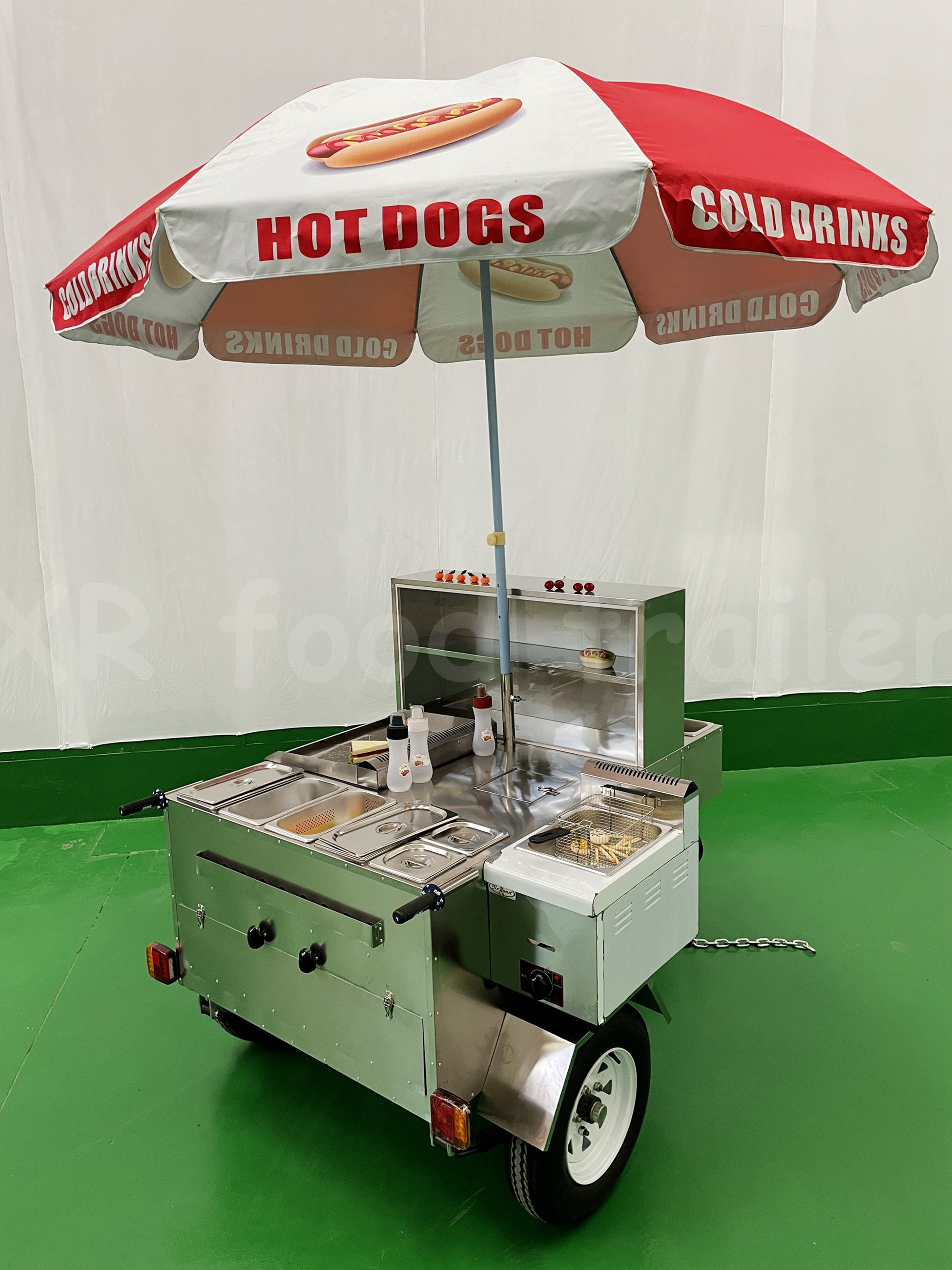 carrito de street kiosk coffee hotdogs push carts mobile snack food stand trailer cars kitchen with sinks fryer griddle