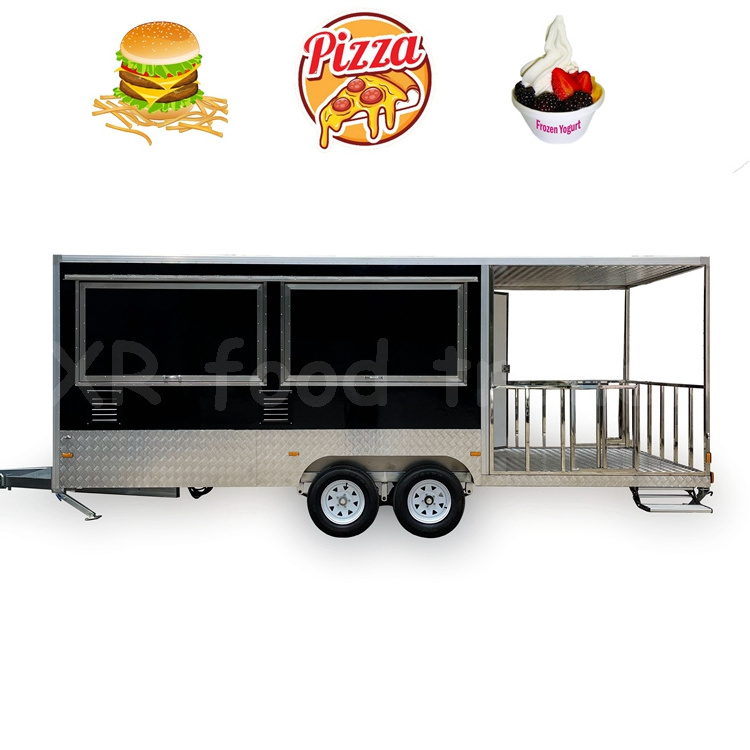 Roasted Chicken Grill Food Truck Trailer Mobile Restaurant Machine Milk Mobile Fast Food Mobile Kitchen Car to Sell Fruit