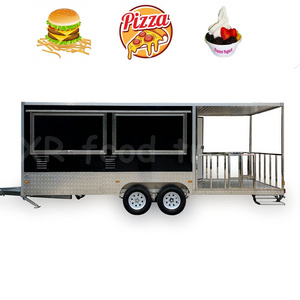 Roasted Chicken Grill Food Truck Trailer Mobile Restaurant Machine Milk Mobile Fast Food Mobile Kitchen Car to Sell Fruit