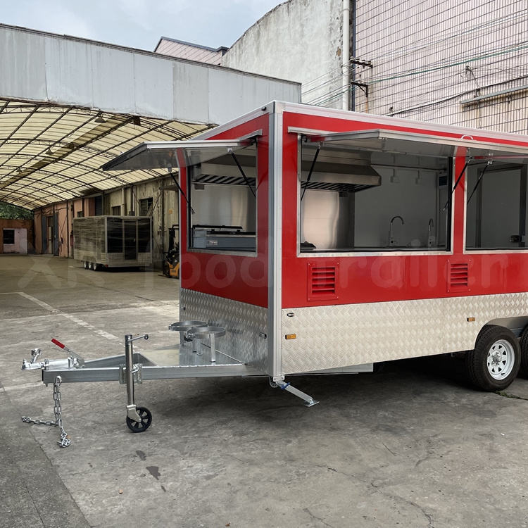 Roasted Chicken Grill Food Truck Trailer Mobile Restaurant Machine Milk Mobile Fast Food Mobile Kitchen Car to Sell Fruit