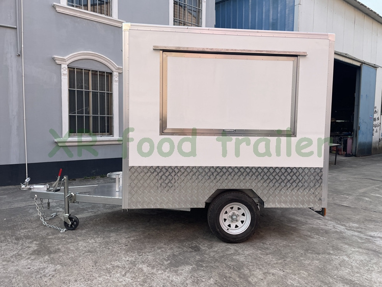 rent 8ft street kiosk coffee hotdog cart mobile kitchen pizza food trailers shop cart truck car with wheels for sale