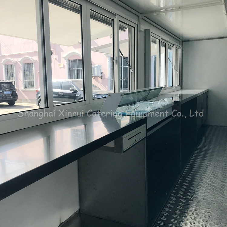 2019 Hot Sale Big Space Fast Food Trailer Mobile Box Restaurante Other Hotel & Restaurant Supplies Mobile Fruit Stand