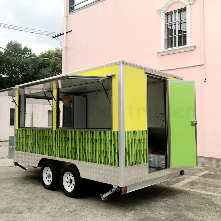 good burger sugarcane juice machine kiosk cart food trucks foodtrailer stall shop lemonade trailer for sale in philippines